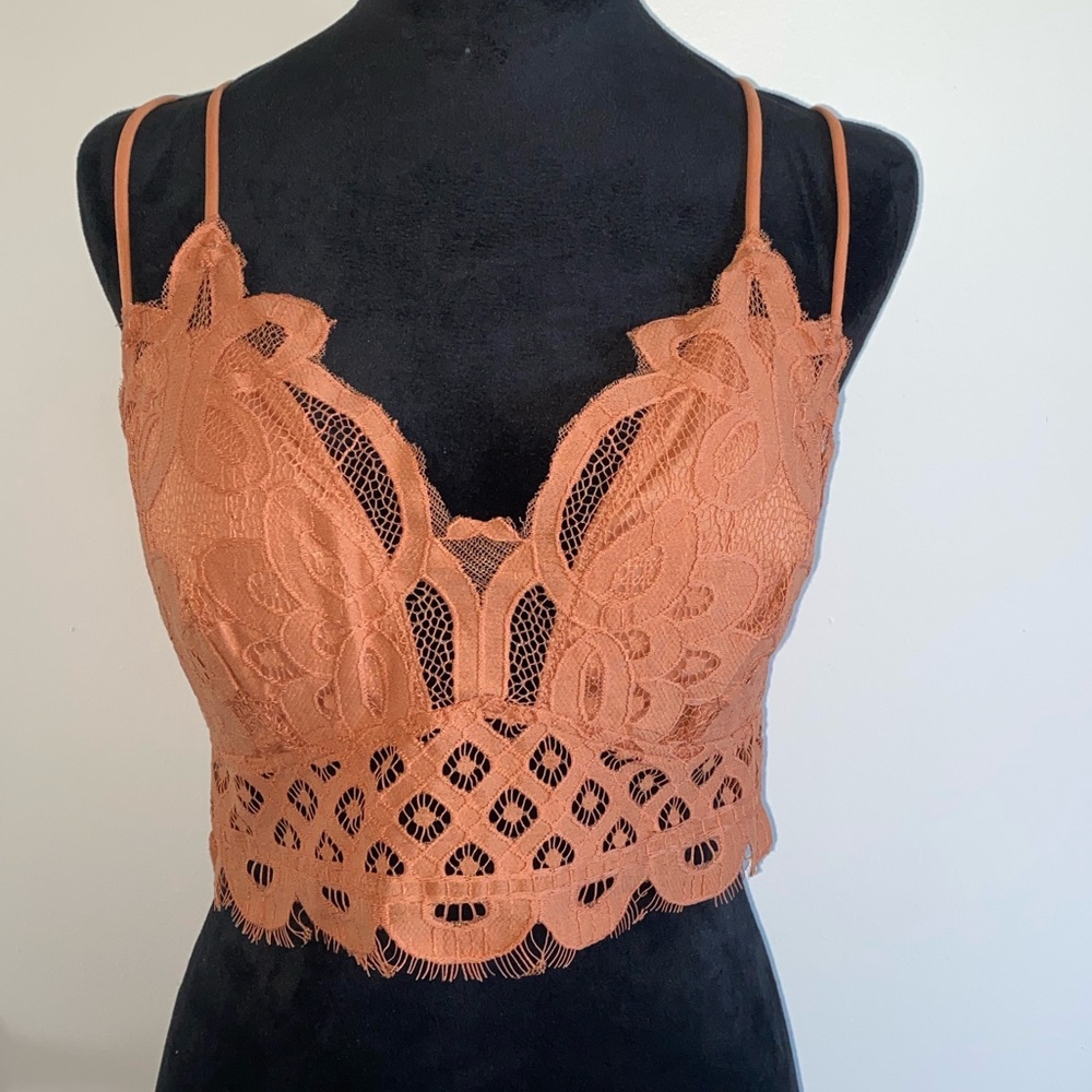 Zenana NWT Brami Bralette - Butter Orange - 1X, 2X, 3X